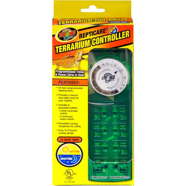 Zoo Med ReptiCare Terrarium Controller Programmable Power Strip