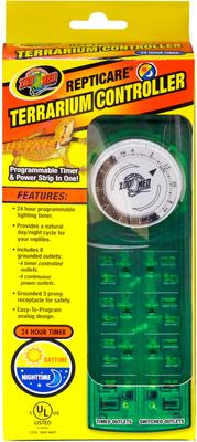 ZOO MED ReptiCare Terrarium Controller Programmable Power Strip