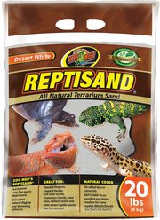 Zoo Med ReptiSand Reptile Sand, Desert White, 20-lb bag