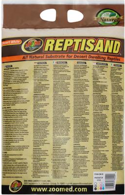 Show full view: Zoo Med ReptiSand Reptile Sand, Desert White, 20-lb bag slide 2 of 4