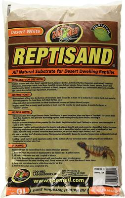 Show full view: Zoo Med ReptiSand Reptile Sand, Desert White, 10-lb bag slide 4 of 5