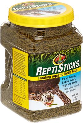 Show full view: Zoo Med ReptiSticks Floating Aquatic Turtle Food, 1.2-lb bag slide 2 of 6