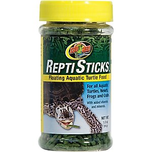 Zoo Med ReptiSticks Floating Aquatic Turtle Food, 1-oz pouch