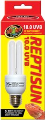 Zoo Med ReptiSun 10.0 UVB Compact Fluorescent Reptile Lamp, 13-Watt