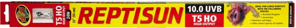 Show full view: Zoo Med ReptiSun 10.0 T5-HO UVB Fluorescent Reptile Lamp, 24 x 2-in slide 1 of 4