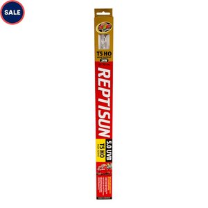 Zoo Med ReptiSun 5.0 T5-HO UVB Fluorescent Reptile Lamp, 22-in, 24-watt