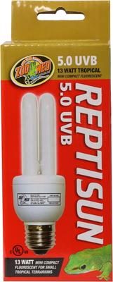 Show full view: Zoo Med ReptiSun 5.0 UVB Compact Fluorescent Reptile Lamp, 13-Watt slide 2 of 11