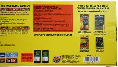 Show full view: Zoo Med ReptiSun T5-HO Reptile Terrarium Hood, 36-in slide 4 of 5