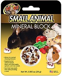 Zoo Med Small Animal Mineral Block Feeder, 0.85-oz block
