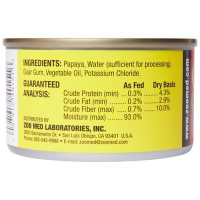 Show full view: Zoo Med Tropical Fruit Papaya Mix-ins Reptile Food, 4-oz bag slide 2 of 3