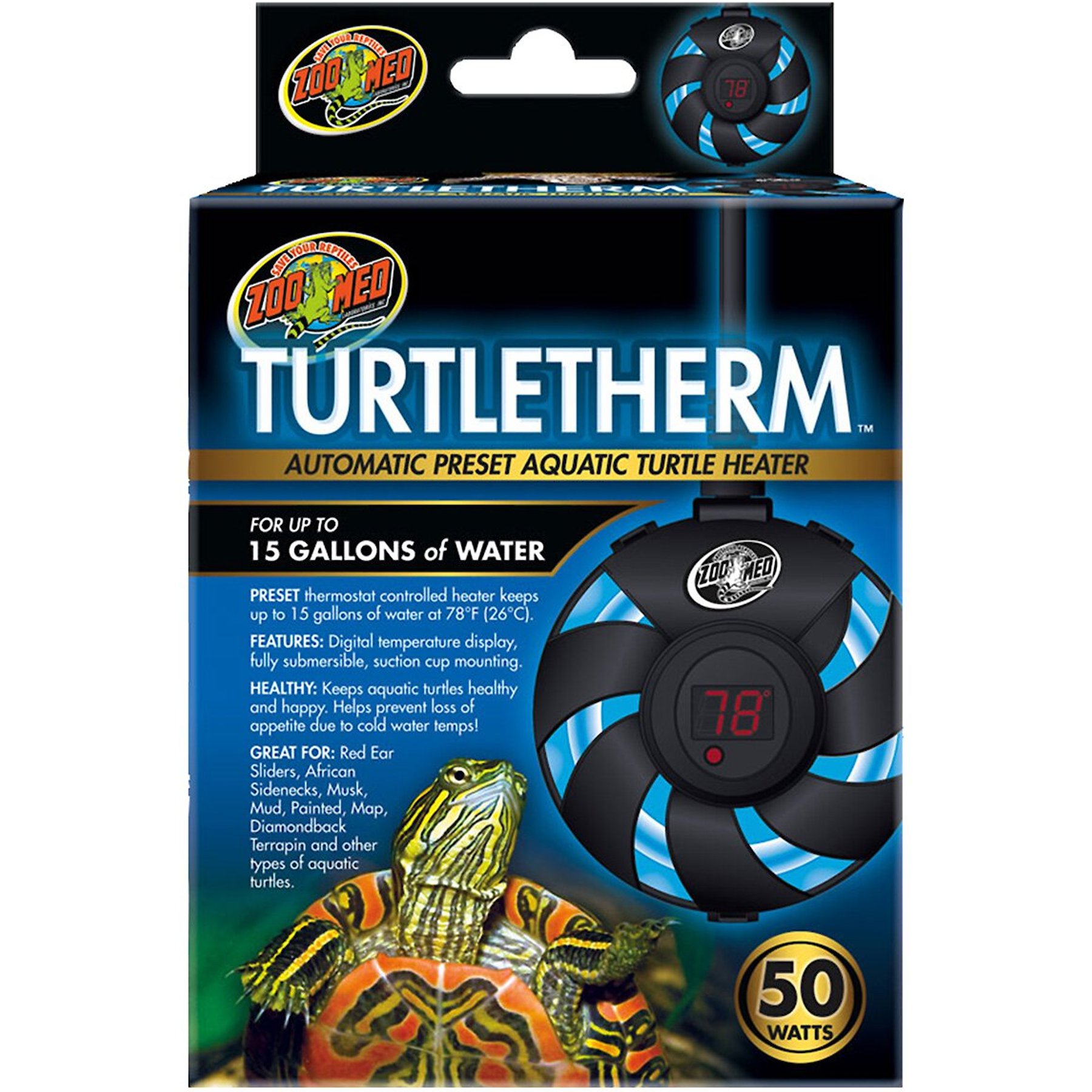 Zoo Med Turtletherm Heater, 50W