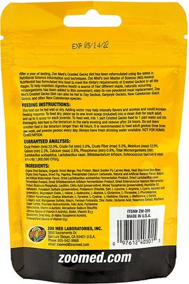 Show full view: Zoo Med Watermelon Flavor Crested Gecko Food, 2-oz bag slide 2 of 4