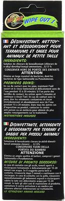 Show full view: Zoo Med Wipe Out Terrarium & Small Animal Cage Cleaner, 8.75-fl oz bottle slide 2 of 6