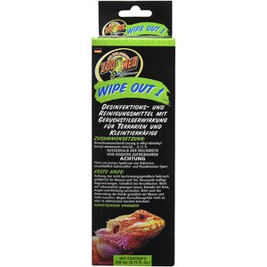 Zoo Med Wipe Out Terrarium & Small Animal Cage Cleaner, 8.75-fl oz bottle