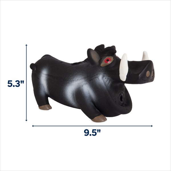 Zoobilee Latex Warthog Dog Toy