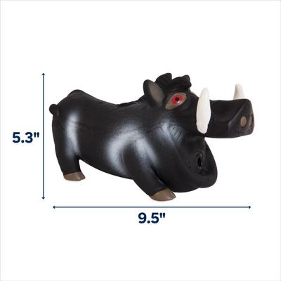 Show full view: Zoobilee Latex Warthog Dog Toy slide 2 of 3
