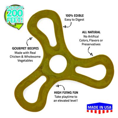 Show full view: ZoomaChew Large Fetchin' Flyers Dog Treats, 3 count slide 4 of 8