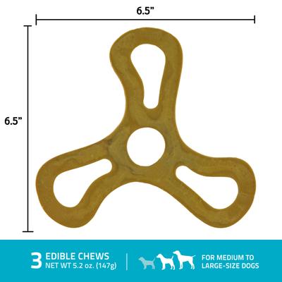 Show full view: ZoomaChew Large Fetchin' Flyers Dog Treats, 3 count slide 5 of 8