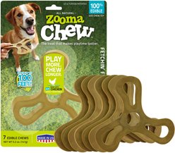 ZoomaChew Small Fetchin' Flyers Dog Treats, 7 count