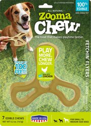 ZoomaChew Small Fetchin' Flyers Dog Treats, 7 count slide 2 of 6