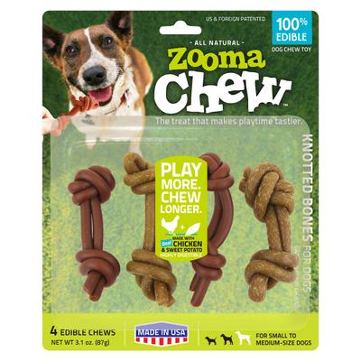 Show full view: ZoomaChew Small Knotted Dog Treats, 4 count slide 3 of 8