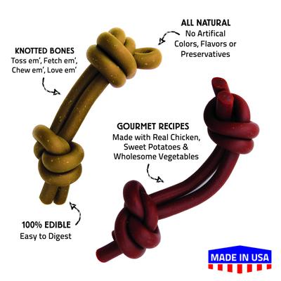 Show full view: ZoomaChew Small Knotted Dog Treats, 4 count slide 4 of 8