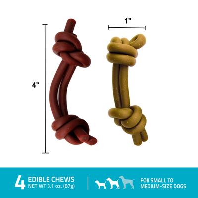 Show full view: ZoomaChew Small Knotted Dog Treats, 4 count slide 5 of 8