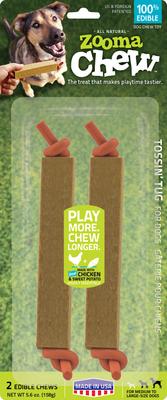Show full view: ZoomaChew Tossin' Tug Dog Treats, 2 count slide 3 of 8