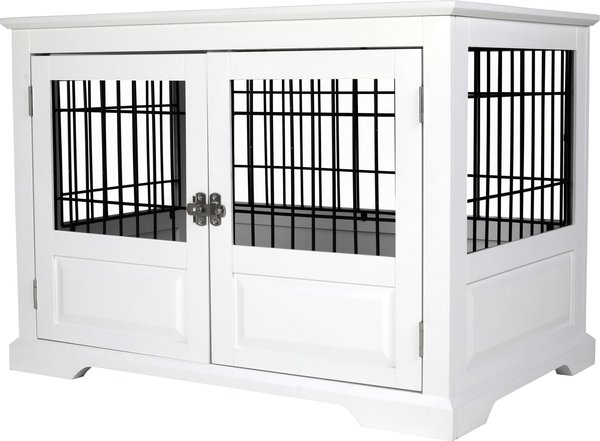 Show full view: ZooVilla Fairview Triple Door Dog Crate, White, Large slide 1 of 7