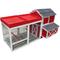 Show in main carousel: ZooVilla Red Barn Chicken Coop with Roof Top Planter, 8 Chicken Capacity slide 1 of 9