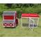 Show in main carousel: ZooVilla Red Barn Chicken Coop with Roof Top Planter, 8 Chicken Capacity slide 4 of 9