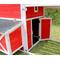 Show in main carousel: ZooVilla Red Barn Chicken Coop with Roof Top Planter, 8 Chicken Capacity slide 5 of 9