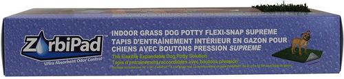 Show full view: ZorbiPad Indoor Dog Potty Pad & Grass, 16-in x 24-in slide 1 of 5