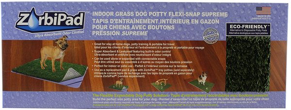 ZorbiPad Indoor Dog Potty Pad & Grass, 16-in x 24-in