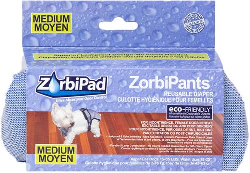 Show full view: ZorbiPad ZorbiPants Dog Diaper, Medium slide 1 of 1