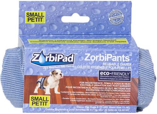 Show full view: ZorbiPad ZorbiPants Dog Diaper, Small slide 1 of 2