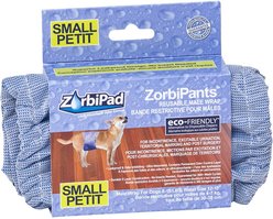 ZorbiPad ZorbiPants Male Wrap Dog Diaper, Small