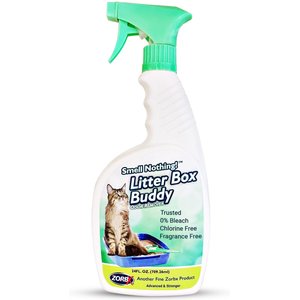 ZORBX Smell Nothing Litter Box Buddy Odor Remover, 24-fl oz bottle