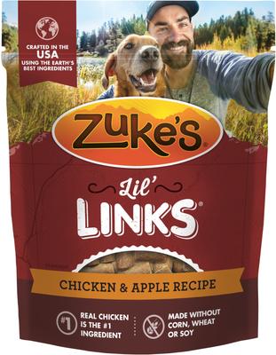 ZUKE'S Lil' Links Chicken & Apple Recipe Gluten-Free Soft & Chewy