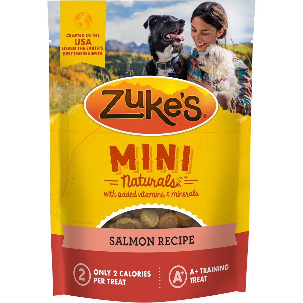 Zuke's Mini Naturals Salmon Recipe Pet Treats for Dogs, 16-oz pouch