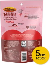 Zuke's Mini Naturals Valentine Hearts Peanut Butter & Oats Recipe Soft & Chewy Training Bits Dog Treats, 5-oz bag slide 2 of 9