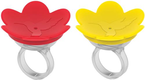 Show full view: ZUMMR Hummingbird Ring Bird Feeder, 2 count slide 2 of 11