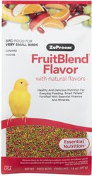 ZuPreem FruitBlend Flavor with Natural Flavors Daily Extra Small Bird Food, 0.875-lb bag
