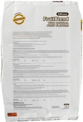 Show full view: ZuPreem FruitBlend Flavor with Natural Flavors Daily Parrot & Conure Bird Food, 17.5-lb bag slide 2 of 11