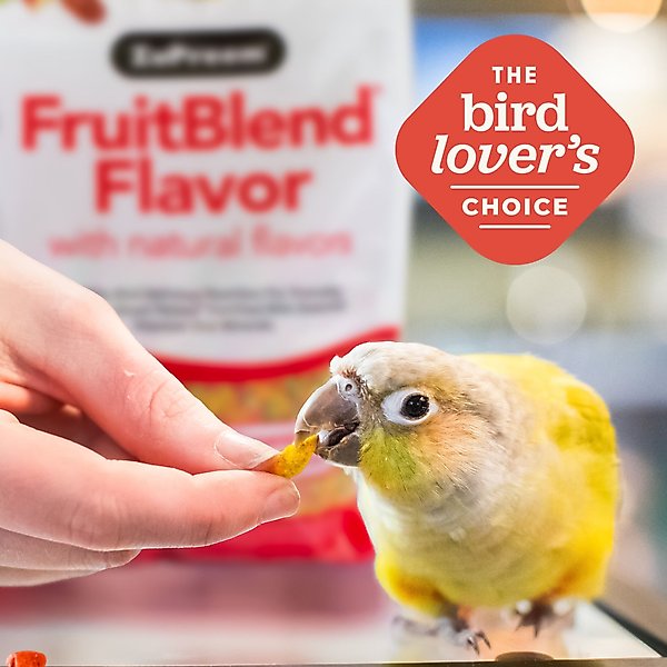 Show full view: ZuPreem FruitBlend Flavor with Natural Flavors Daily Parrot & Conure Bird Food, 35-lb bag slide 6 of 11