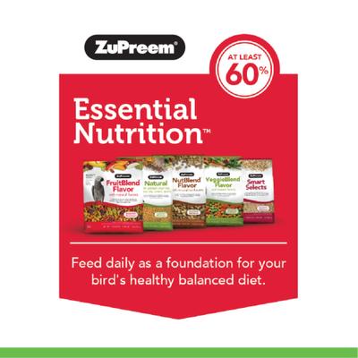 Show full view: ZuPreem Natural Smart Pellets Bird Food, 10-lb bag slide 6 of 8