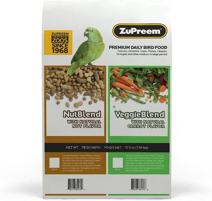 Show full view: ZuPreem NutBlend with Natural Nut Flavor Parrot & Conure Food, 17.5-lb bag slide 2 of 5
