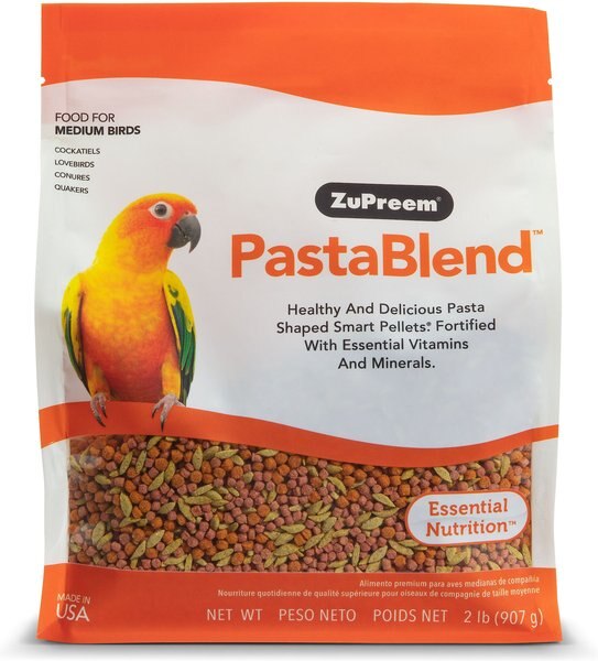 ZuPreem PastaBlend Daily Medium Bird Food, 2-lb bag