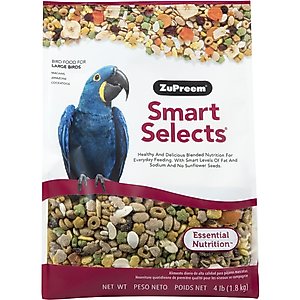 ZuPreem Smart Selects Macaw Food, 4-lb bag