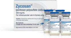 Zycosan Injection for Horses, 250-mg/mL, 7.5 mL, 4 vials
